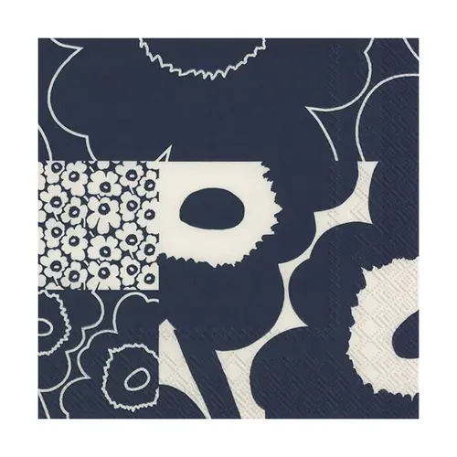 Marimekko Kollaasi serviet 33x33 cm 20-pak Dark Blue