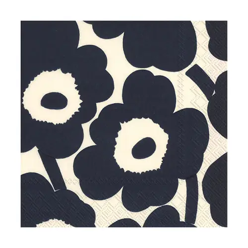 Marimekko Unikko servietter 33x33 cm 20-pak Dark Blue