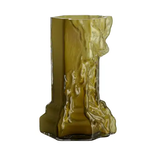 Kosta Boda Rocky Baroque vase 35 cmm Olive