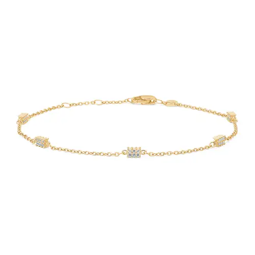 Mads Z Liva Zirk Armbånd 8 kt. Guld 8357105 - Dame - Gold