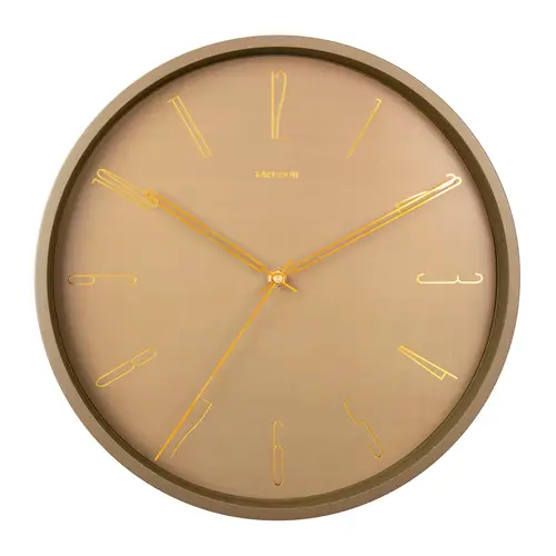 Karlsson Bell Numbers Metal Wall Clock Vægur KA5898MG - Unisex - 35 cm - Kvarts