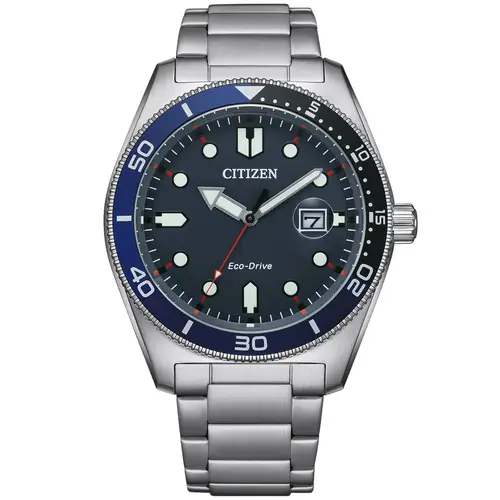 Citizen Marine Eco-Drive AW1761-89L - Herre - 43 mm - Analog - Kvarts - Mineralglas