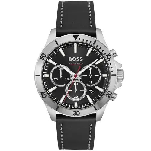 BOSS Troper 1514055 - Herre - 44 mm - Analog - Kvarts - Mineralglas