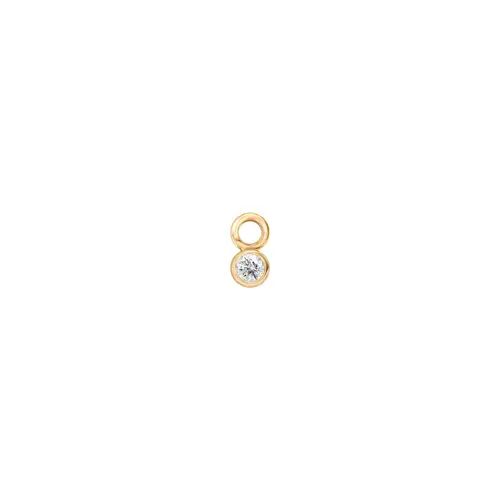 Julie Sandlau Purity Ørevedhæng 14 kt. Guld 0,017 ct. YG14-EP06 - Dame - Gold