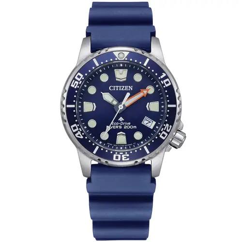 Citizen Eco-Drive Promaster Marine 200M EO2021-05L - Dame - 37 mm - Analog - Kvarts - Mineralglas