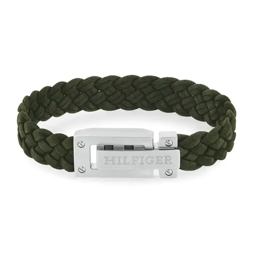 Tommy Hilfiger Bracelet Armbånd Læder 2790518 - Herre - Stainless Steel