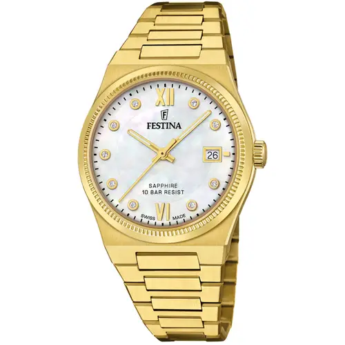 Festina Swiss Made F20039/1 - Dame - 35 mm - Analog - Kvarts - Safirglas