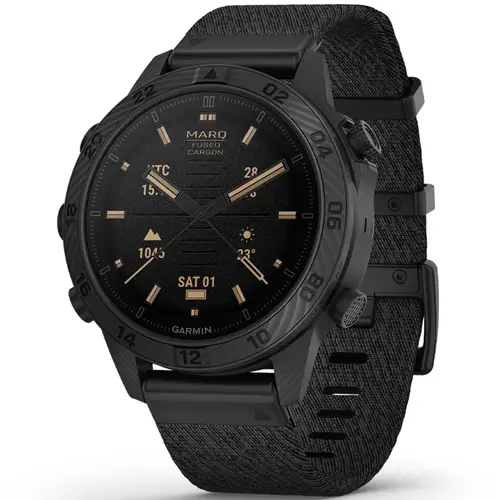 Garmin MARQ Commander Gen 2 Carbon Edition 010-02722-01 - Herre - 46 mm - Smartwatch - Digitalt/Smartwatch - Safirglas