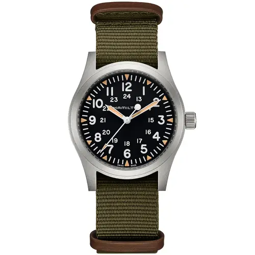 Hamilton Khaki Field Mechanical H69529933 - Herre - 42 mm - Analog - Mekanisk Håndoptræk - Safirglas