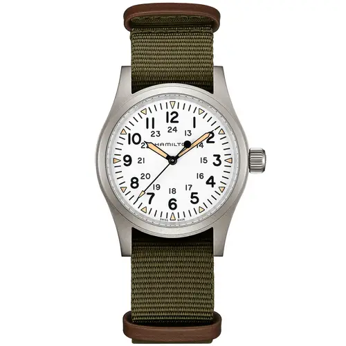 Hamilton Khaki Field Mechanical H69439411 - Herre - 38 mm - Analog - Mekanisk Håndoptræk - Safirglas