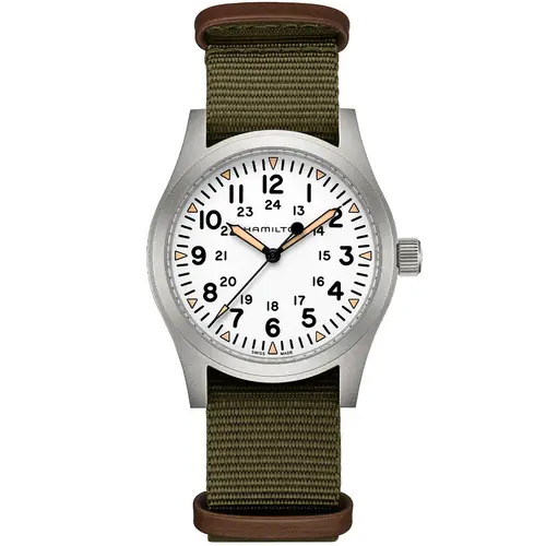 Hamilton Khaki Field Mechanical H69529913 - Herre - 42 mm - Analog - Mekanisk Håndoptræk - Safirglas