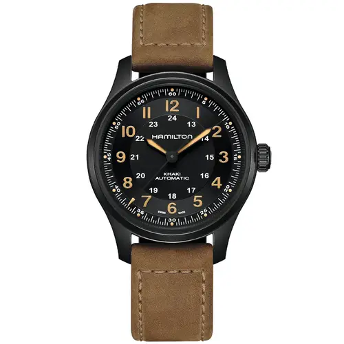 Hamilton Khaki Field Titanium Auto H70665533 - Herre - 42 mm - Analog - Automatisk - Safirglas