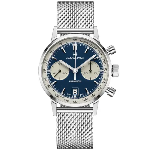 Hamilton American Classic Intra-Matic Auto Chrono H38416141 - Herre - 40 mm - Analog - Automatisk - Safirglas