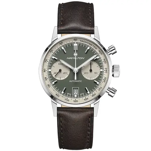 Hamilton American Classic Intra-Matic Auto Chrono H38416560 - Herre - 40 mm - Analog - Automatisk - Safirglas