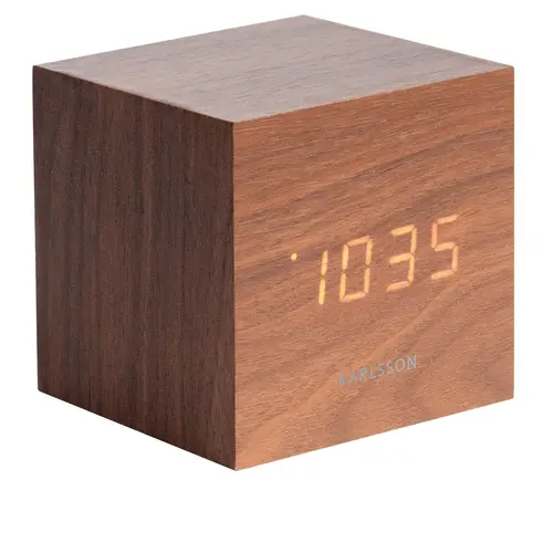 Karlsson Alarm Clock Mini Cube Vækkeur KA5655DW - Unisex - Kvarts