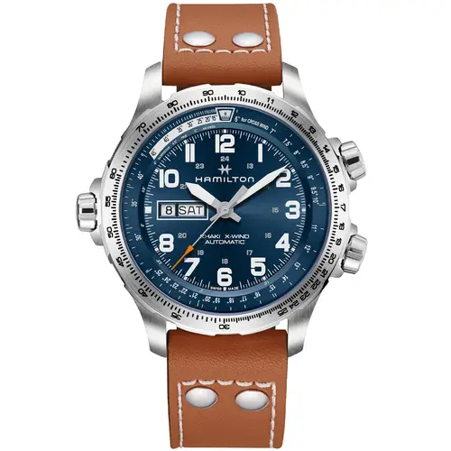 Hamilton Khaki Aviation X-Wind Day Date Auto H77765541 - Herre - 45 mm - Analog - Automatisk - Safirglas