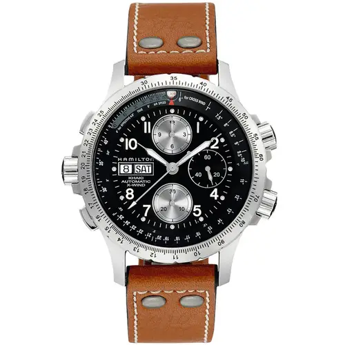 Hamilton Khaki Aviation X-Wind Auto Chrono H77616533 - Herre - 44 mm - Analog - Automatisk - Safirglas