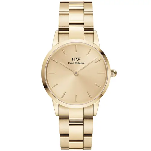 Daniel Wellington Iconic Link Unitone 28 DW00100403 - Dame - 28 mm - Analog - Kvarts - Mineralglas