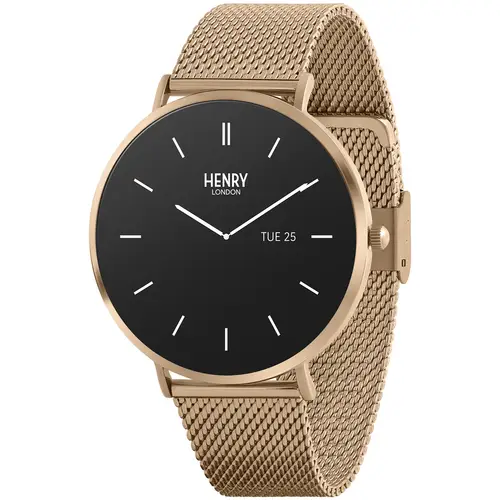 Henry London Smartwatch HLS65-0001 - Herre - 43 mm - Smartwatch - Digitalt/Smartwatch - Mineralglas