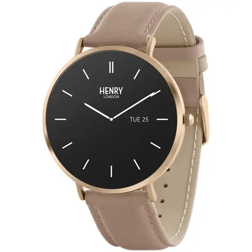 Henry London Smartwatch HLS65-0003 - Herre - 43 mm - Smartwatch - Digitalt/Smartwatch - Mineralglas