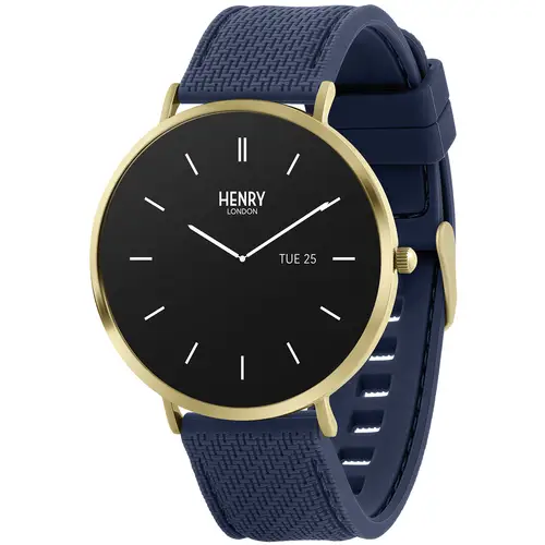 Henry London Smartwatch HLS65-0012 - Unisex - 43 mm - Smartwatch - Digitalt/Smartwatch - Mineralglas