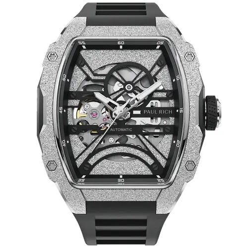 Paul Rich Astro Skeleton Silver PR20094 - Herre - 43 mm - Analog - Automatisk - Safirbelagt mineralglas