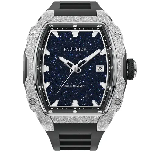 Paul Rich Astro Mason Silver PR20087 - Herre - 43 mm - Analog - Kvarts - Safirbelagt mineralglas