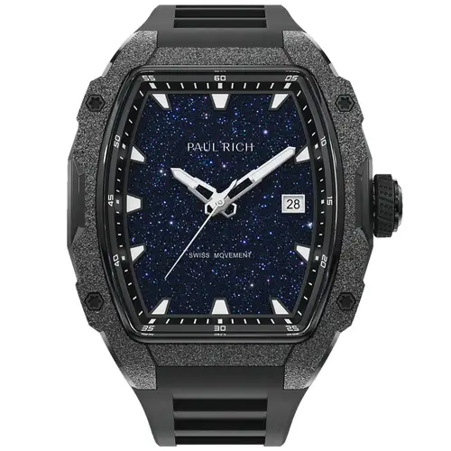 Paul Rich Astro Mason Black PR20088 - Herre - 43 mm - Analog - Kvarts - Safirbelagt mineralglas