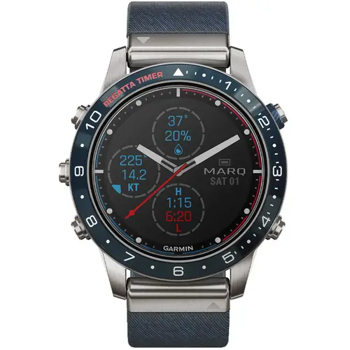 Garmin MARQ Captain 010-02006-07 - Herre - 46 mm - Smartwatch - Digitalt/Smartwatch - Safirglas