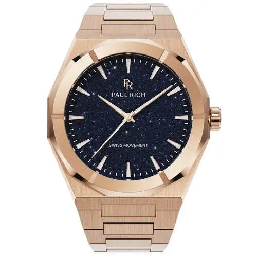 Paul Rich Star Dust II Rose Gold PR20211 - Herre - 43 mm - Analog - Kvarts - Mineralglas