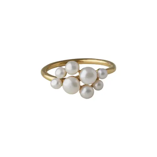 Pernille Corydon True Treasure Ring 18 kt. Forgyldt Sølv r-445-gp-55 - Dame - 925 sterling silver