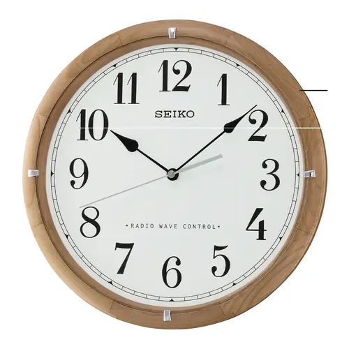 Seiko Clocks Radio Controlled Vægur QXR208Z - Unisex - 31 cm - Kvarts