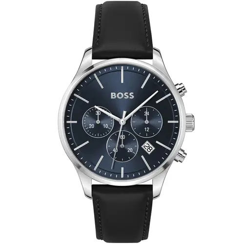 BOSS Avery 1514156 - Herre - 42 mm - Analog - Kvarts - Mineralglas