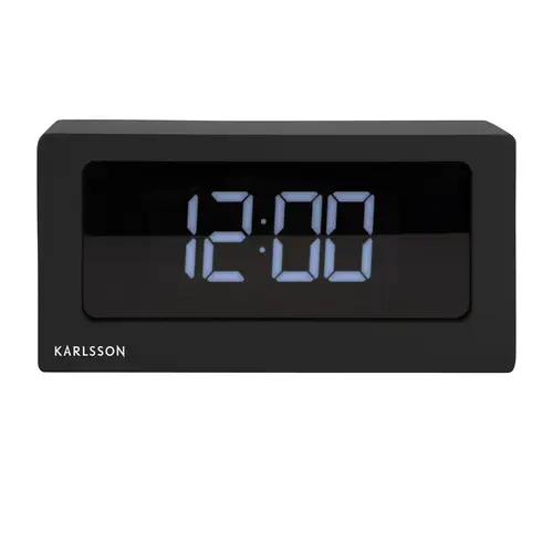 Karlsson Boxed LED Vækkeur KA5868BK - Unisex - Kvarts