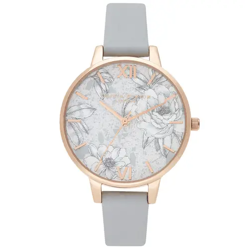 Olivia Burton Terrazzo Florals OB16TZ01 - Dame - 34 mm - Analog - Kvarts - Mineralglas