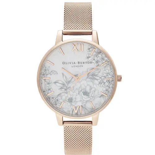 Olivia Burton Terrazzo Florals OB16TZ04 - Dame - 38 mm - Analog - Kvarts - Mineralglas