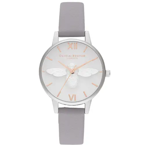 Olivia Burton 3D Bee OB16AM163 - Dame - 30 mm - Analog - Kvarts - Mineralglas