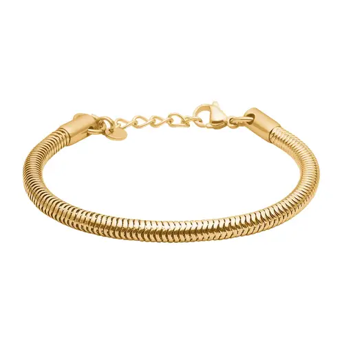 Tom Morris Snake Armbånd 18 kt. Forgyldt Rustfrit Stål TM00035 - Herre - Gold