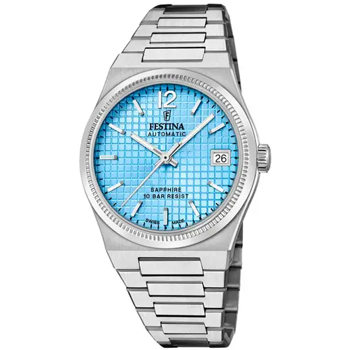 Festina Swiss Made Automatic Sapphire Lady F20029/2 - Dame - 35 mm - Analog - Automatisk - Safirglas