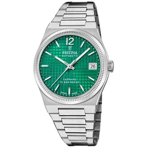 Festina Swiss Made Automatic Sapphire Lady F20029/5 - Dame - 35 mm - Analog - Automatisk - Safirglas