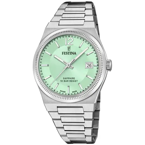 Festina Swiss Made Sapphire Lady F20035/3 - Dame - 35 mm - Analog - Kvarts - Safirglas