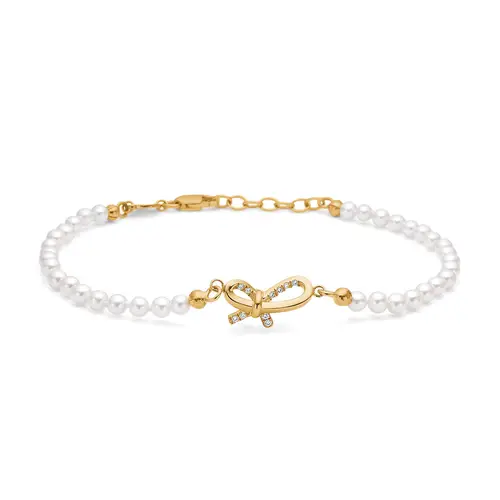 Mads Z Miss Butterfly Armbånd 14 kt. Guld 0,05 ct. 1553030 - Dame - Gold