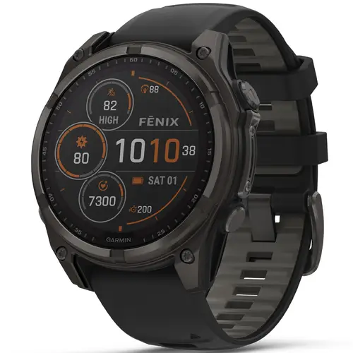 Garmin Fenix 8 47MM Solar Sapphire 010-02906-11 - Herre - 47 mm - Smartwatch - Digitalt/Smartwatch - Safirglas