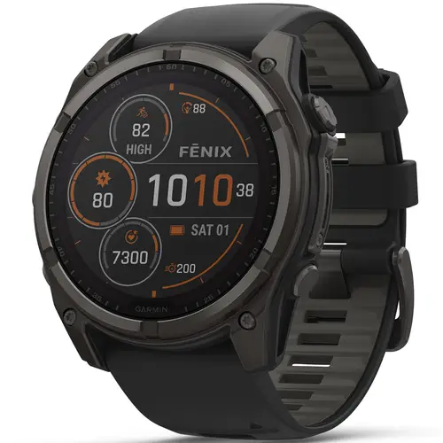 Garmin Fenix 8 51MM Solar Sapphire 010-02907-11 - Herre - 51 mm - Smartwatch - Digitalt/Smartwatch - Safirglas