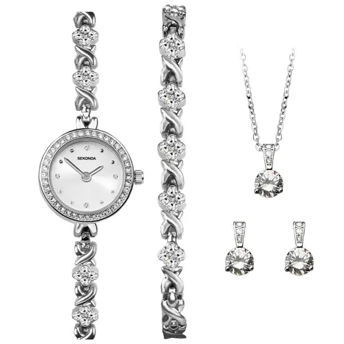 Sekonda Gift Set 49026 - Dame - 22 mm - Analog - Kvarts - Mineralglas