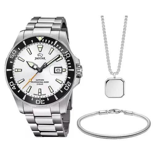 Jaguar Executive Diver Gift Set J860/A-Set - Herre - 44 mm - Analog - Kvarts - Safirglas