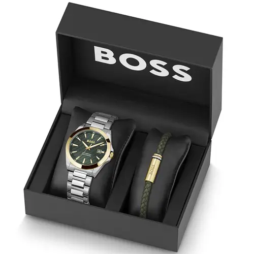 BOSS Strike Giftset 1570179 - Herre - 41 mm - Analog - Kvarts - Mineralglas