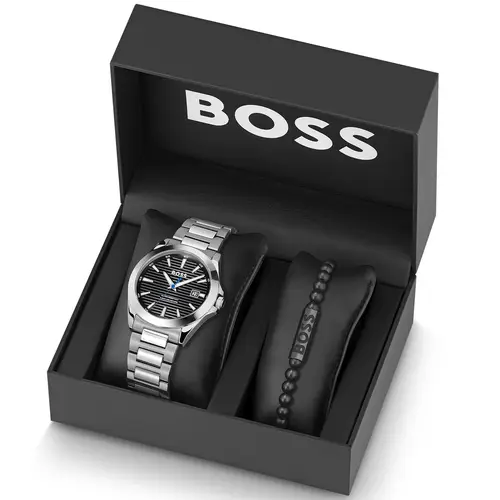 BOSS Strike Giftset 1570180 - Herre - 41 mm - Analog - Kvarts - Mineralglas