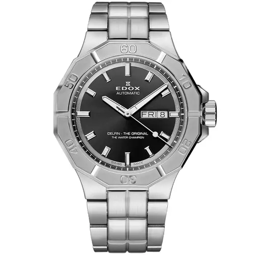 Edox Delfin The Original 88008-3M-NIN - Herre - 43 mm - Analog - Automatisk - Safirglas