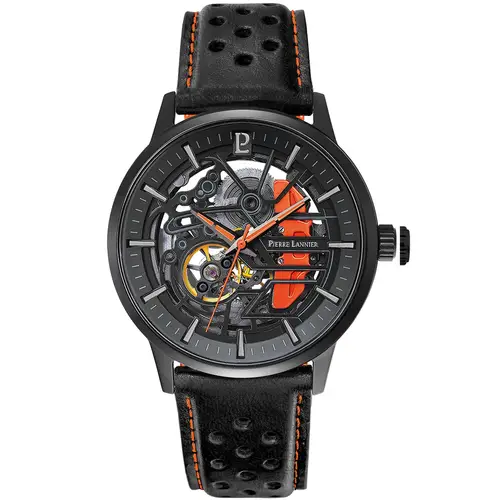 Pierre Lannier Paddock 341A455 - Herre - 43 mm - Analog - Automatisk - Mineralglas